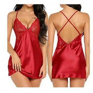 Womens Lingerie Babydoll Thong Panty Large